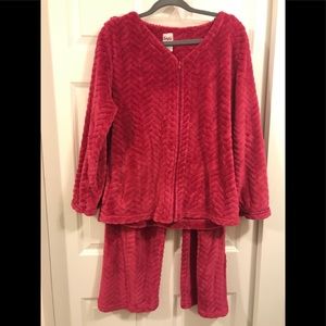 Body Touch pink fleece pjs